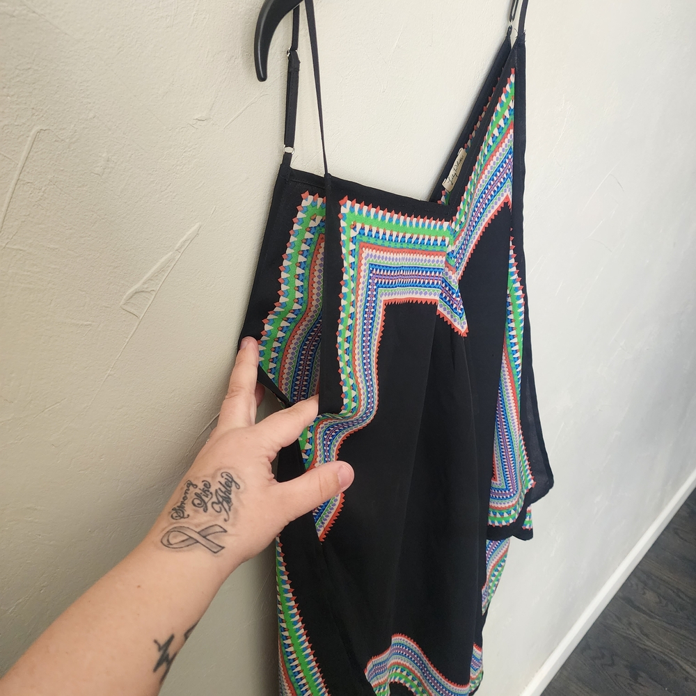 Colorful Chevron Patterned Dress Size Small - Picture 2 of 5